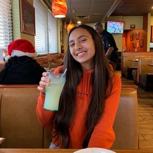 Orange Champion Hoodie